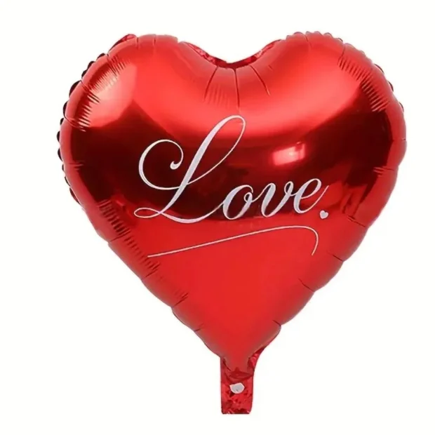 בלון לב אדום LOVE